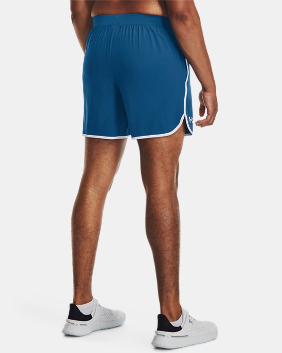 Men's UA HIIT Woven 6" Shorts, Blue, pdpMainDesktop image number 1